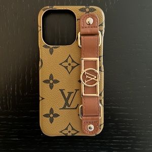 Upcycled Louis Vuitton iPhone 13 Pro Case